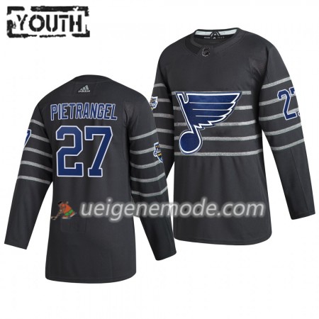 Kinder St. Louis Blues Trikot Alex Pietrangelo 27 Grau Adidas 2020 NHL All-Star Authentic